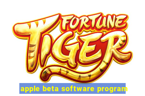 apple beta software program